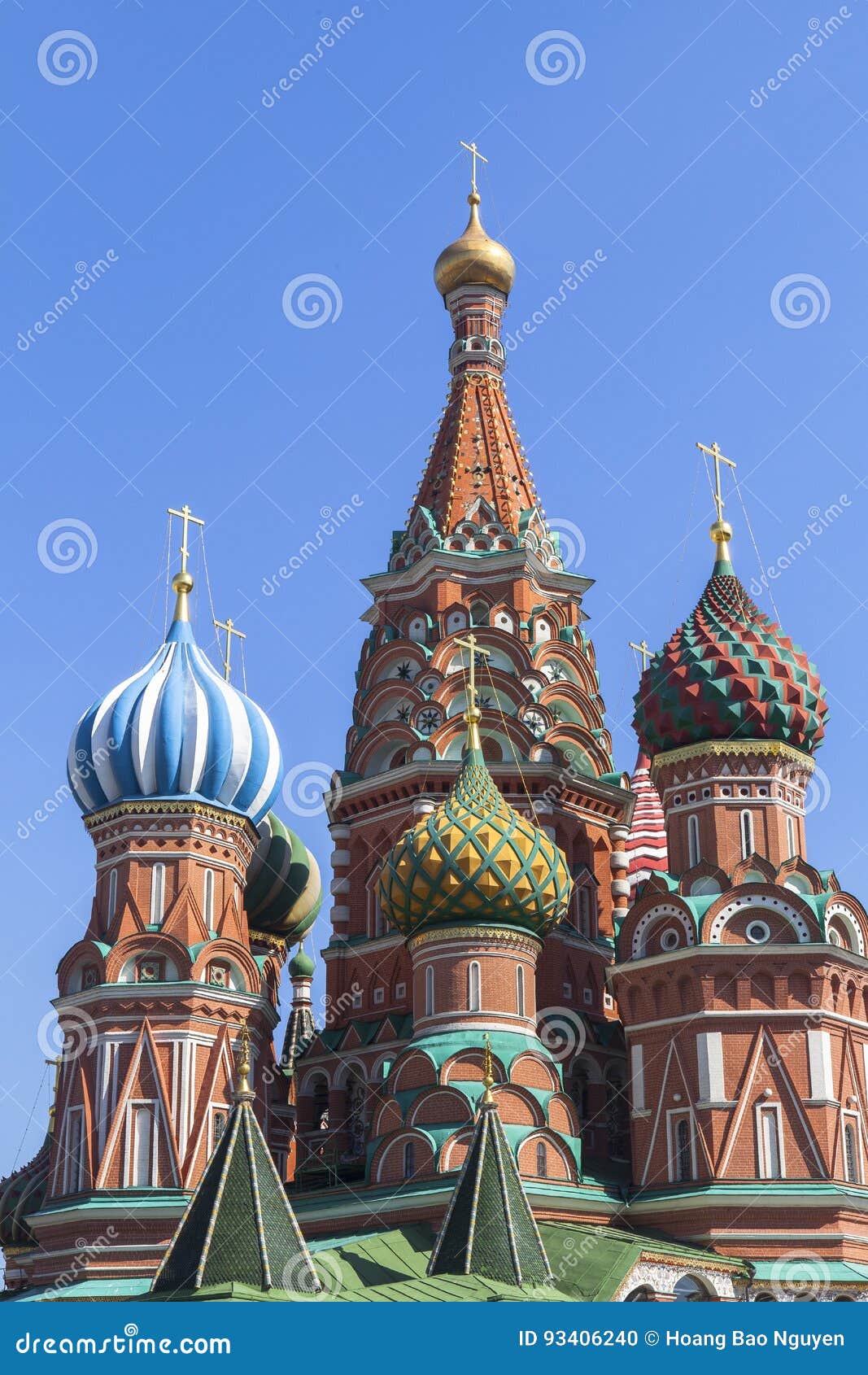 saint basil`s cathedral in moscow
